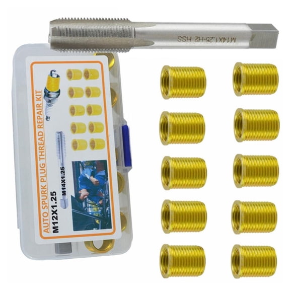 CEORPER M12x1.25 Spark Plugs Thread Repair Kit for Fast Fixes Cost Effective Engine Care