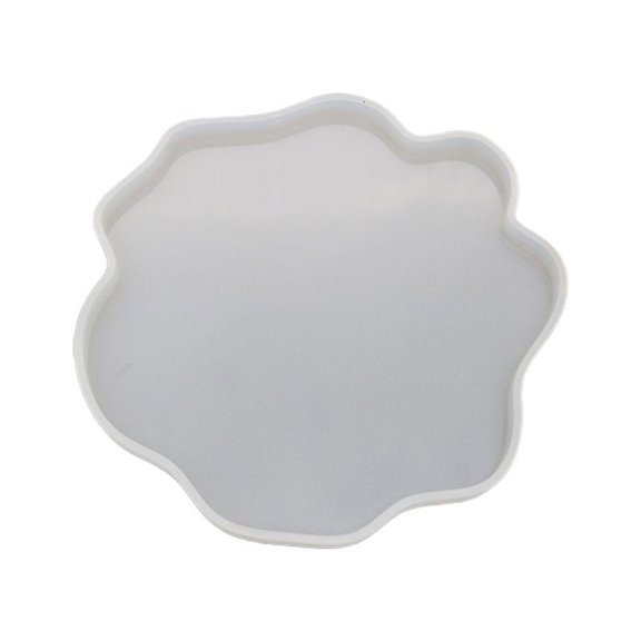 CEORPER Manual UV Resin Table Decoration Mold Irregular Coaster Cup Mat Molds