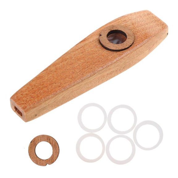 CEORPER Mini Wooden Kazoo Guitar Orff Instruments Flute Harmonicas For Music Lovers