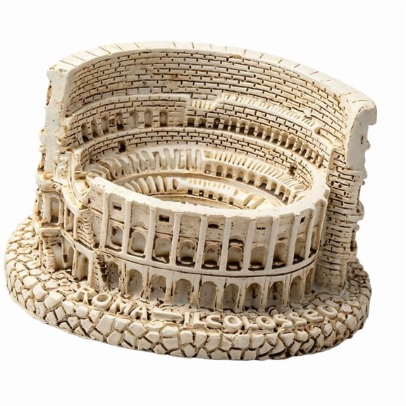 CEORPER Miniature Colosseums Model Lovely Table Decorative Figurines Resin Texture