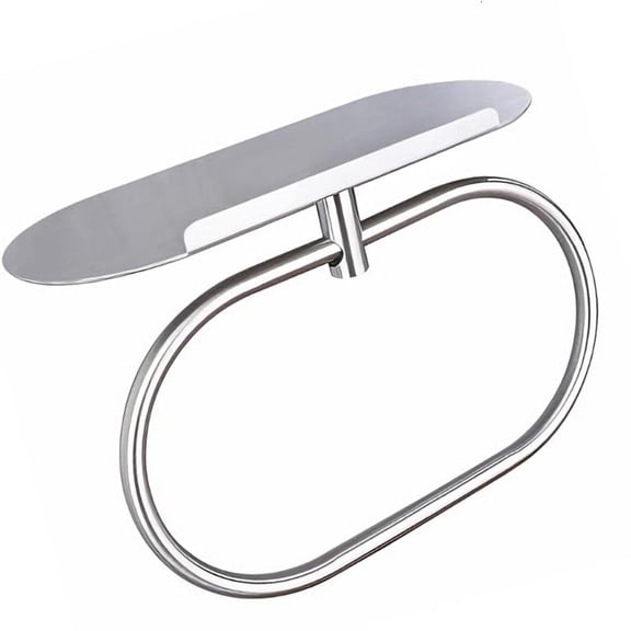 CEORPER Modern Towel Bracket Wall Mounted Towel Rings Steel Frame for Bathroom Use