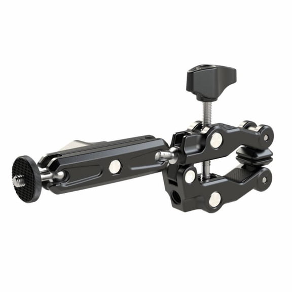 CEORPER Mount Bracket 360 Degree Double Ballhead Clamp for Camera led Light