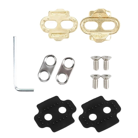 CEORPER Mountain Bike Shoes Pedals Cleats With Screws Accessory SPD Shoes Adapter Cleats