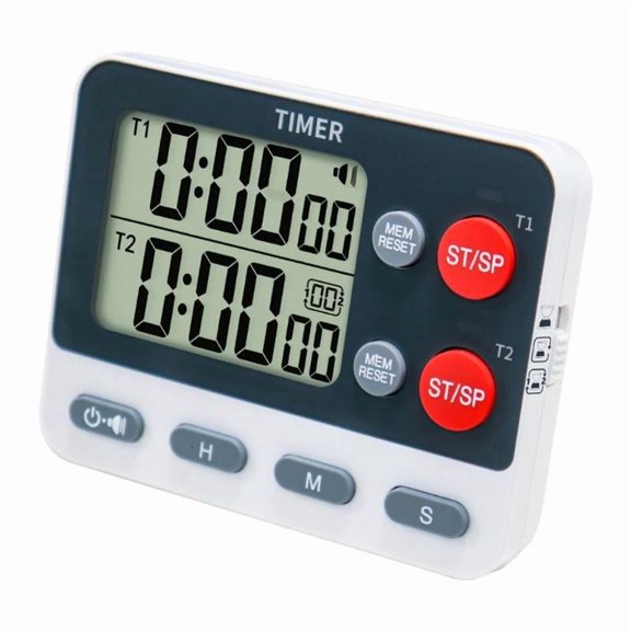 CEORPER Multi Tasking Digital Timer for Cooking and Exercise with Countup Countdown