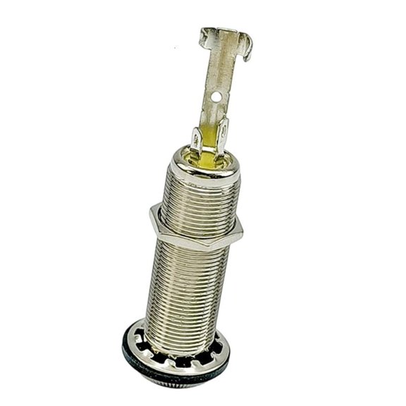 CEORPER Multifunctional Alloy 6.35mm Guitar Bass Jacks Socket Easy Installation