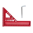 thumbnail image 1 of CEORPER Multiple Angles Measuring Ruler Square Protractor Triangular Layout Measuring, 1 of 9