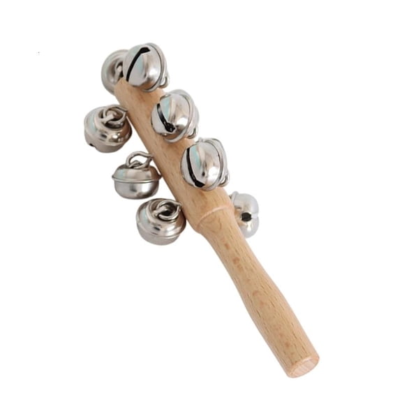 CEORPER Musical Wooden Hand Shaker Bell Creates Gentle Tones For Relaxation And Play