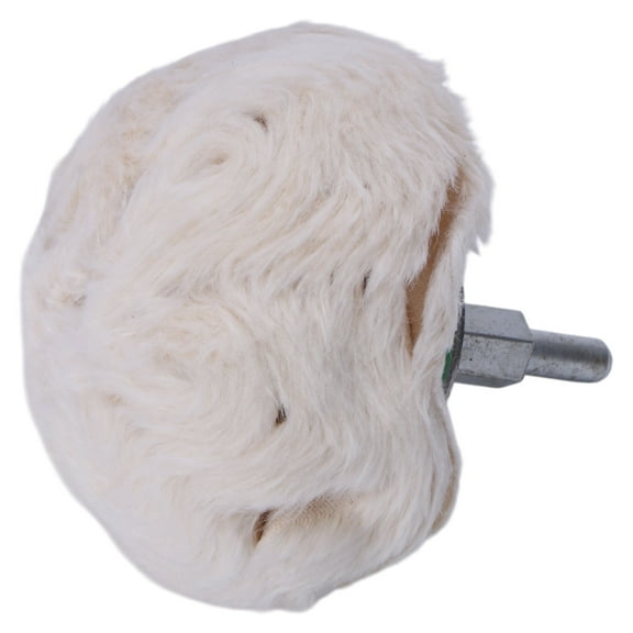 CEORPER New 3'' Cotton Dome Polishing Buffing Wheel Polish Drill 1/4'' Shank Brush