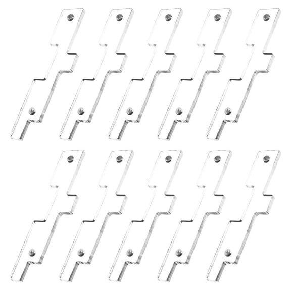 CEORPER No Assembly Acrylic Woodworking Gauges 10Pcs Table Sawing Precisions Setup Block