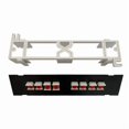 thumbnail image 1 of CEORPER Optical Fiber Wall Mount Ethernet Cable Bar Keystone- Jack RJ45 Coupler, 1 of 9