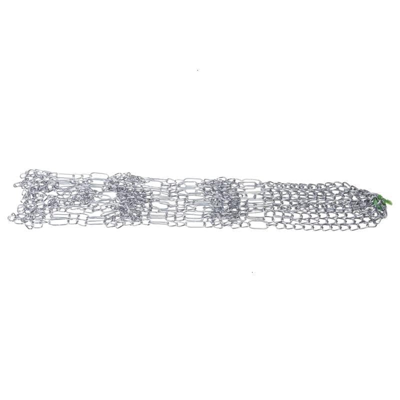 CEORPER Outdoor Basketball Targets Net Standard Braided Metal Chain Basketball Net