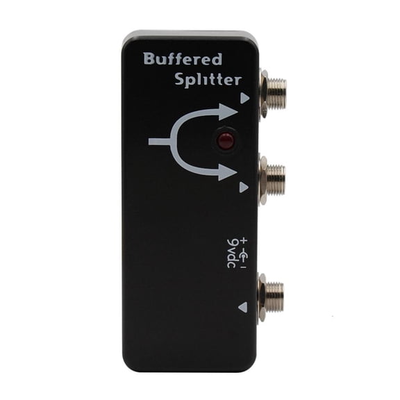CEORPER Output Buffer Splitter Guitar Signal Booster Splitter for Guitar Pedalboards