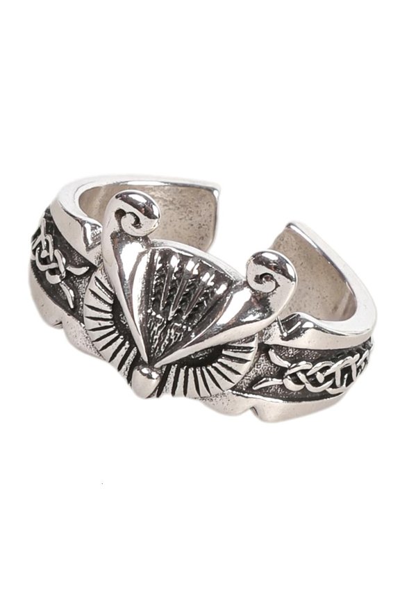 Owl Shaped Adjustable Ring Punk Inspired Copper Finger Jewelry For Daily Wear