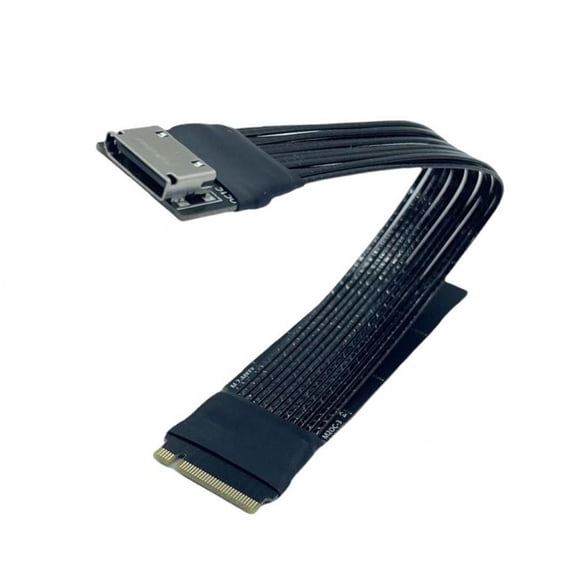 CEORPER PCIE4.0 Gen4 Silver Plated Cable For External GPU Dock OCuLink SFF8612
