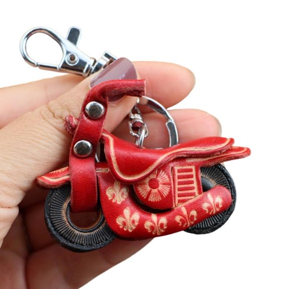 CEORPER PU Motorbike Key Chain Pendant Holder Strong And Stylish For Daily Use