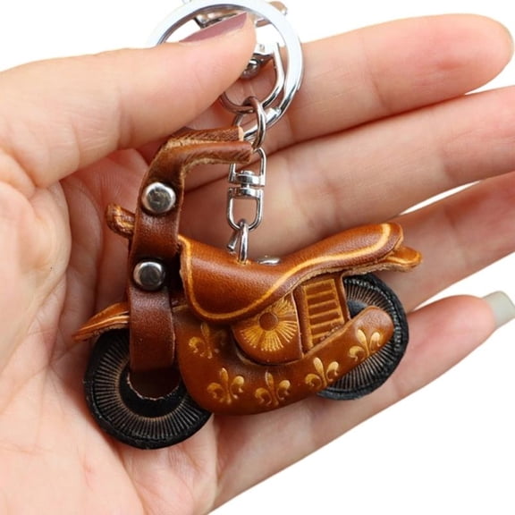 CEORPER PU Motorbike Key Chain Pendant Holder Strong And Stylish For Daily Use