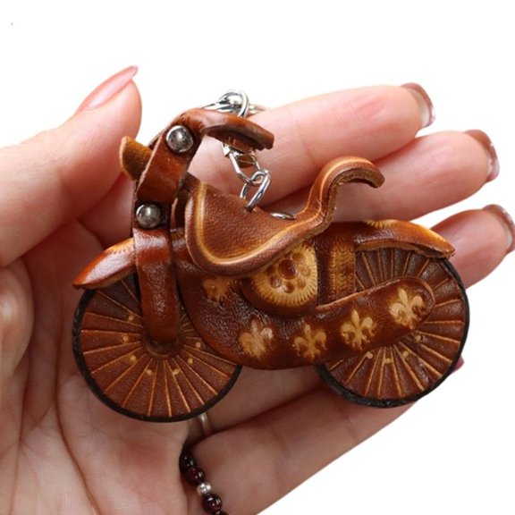 CEORPER PU Motorbike Key Chain Pendant Holder Strong And Stylish For Daily Use