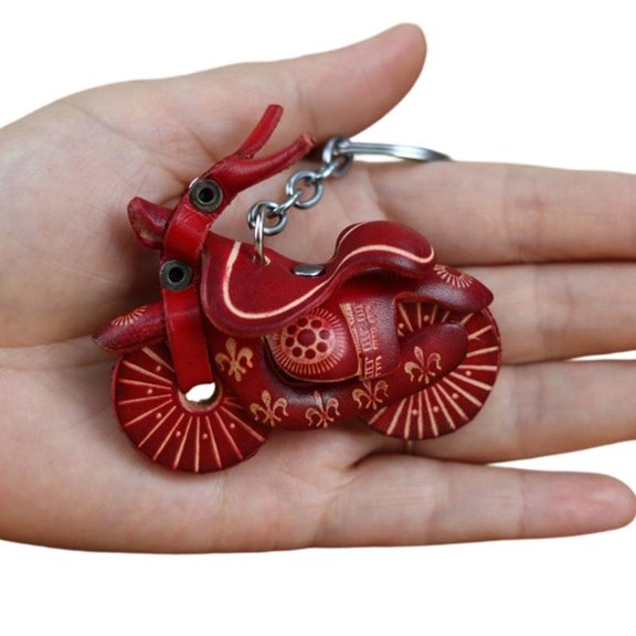 CEORPER PU Motorbike Key Chain Pendant Holder Strong And Stylish For Daily Use