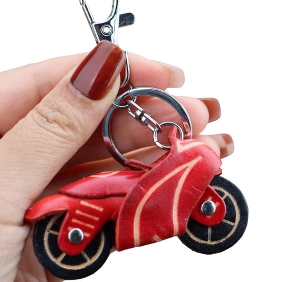 CEORPER PU Motorbike Key Chain Pendant Holder Strong And Stylish For Daily Use