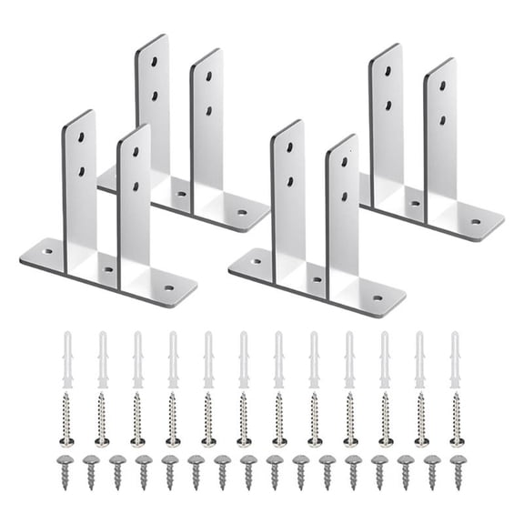 CEORPER Pack Of 4 Metal Urinal Bracket Holders Srong Easy Installation for 1In Panel