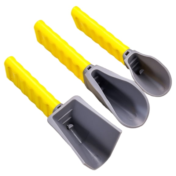 CEORPER Pack of 3 TPU Corner Caulking Scraper Tool with Comfort Grip Grout Applicator