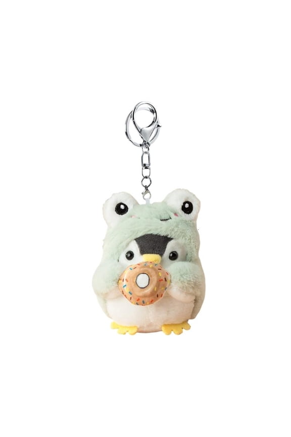 Penguins Plush Keychain Stuffed Keyring Backpack Charm for Women