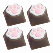 CEORPER Personality CatPaw Keycap ABS Silicone Simulation Keycap for MXes Switches