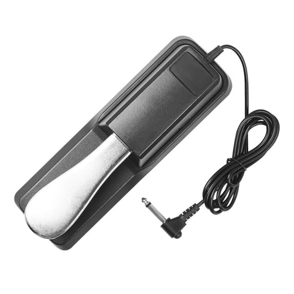 CEORPER Piano Sustain Pedal Polarity Switch Sustain Pedal Foot Switch 6.35mm Plugs for Digital Piano MIDI Keyboard