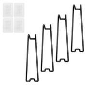 CEORPER Picture Frame Easel Brackets 4 Pack Metal Photo Display Back Support Brackets