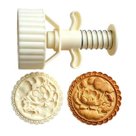 CEORPER Plastic Pastry Press for Clear Decorative Dough Pattern