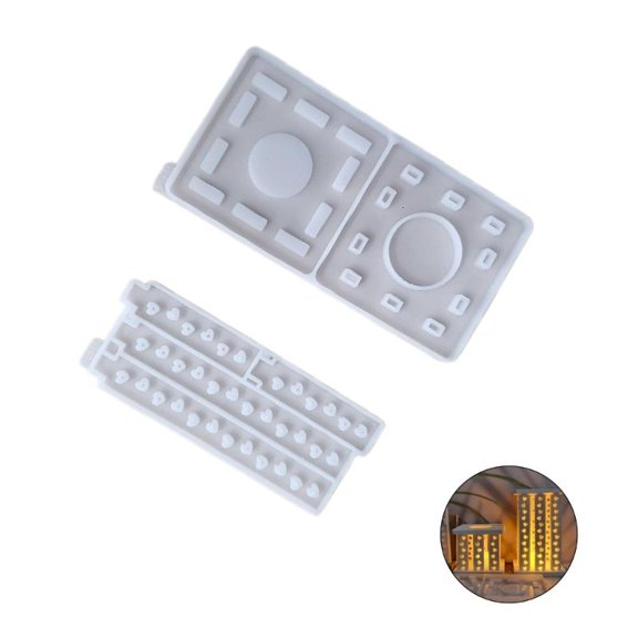 CEORPER Plug-In Candle Stand Mold Silicone Candlestick Mold Candle Holder Gypsum Mould