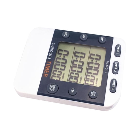 CEORPER Pocket Timer Cooking Timer 3 Channel Simultaneous Timing Count Up/Down Timer