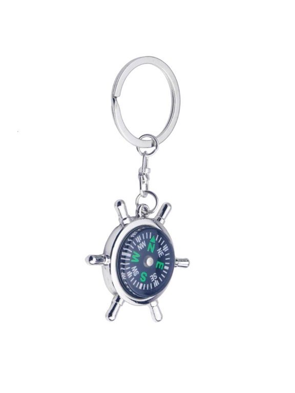 Pocket Watertight Keychains Compasses Navigation Tool Camping Survival Hiking