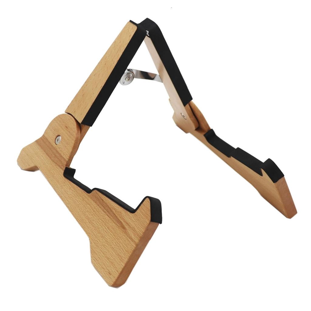 CEORPER Portable A-Frames Stand Wooden Guitar Stand A-Frames String Instrument Holder