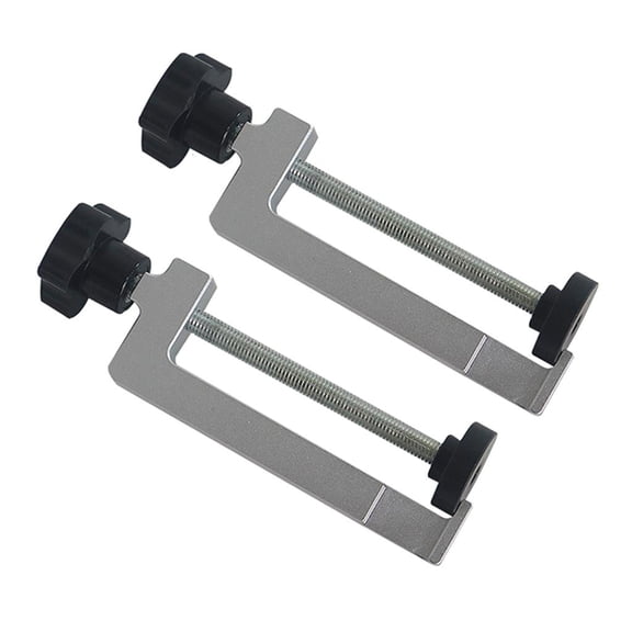 CEORPER Portable Aluminum Clamp Sturdy & Adjustable Woodworking Tool Reliable & Adjustable Fastener for Table Guide Rail
