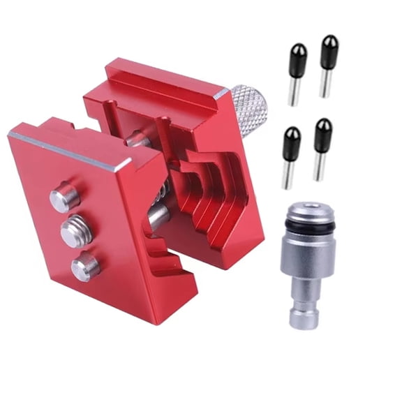 CEORPER Portable Aluminum Drill Press Vise Benches Vise Wide Clamping Capacity Ideal For Outdoor And Electronics Assembly