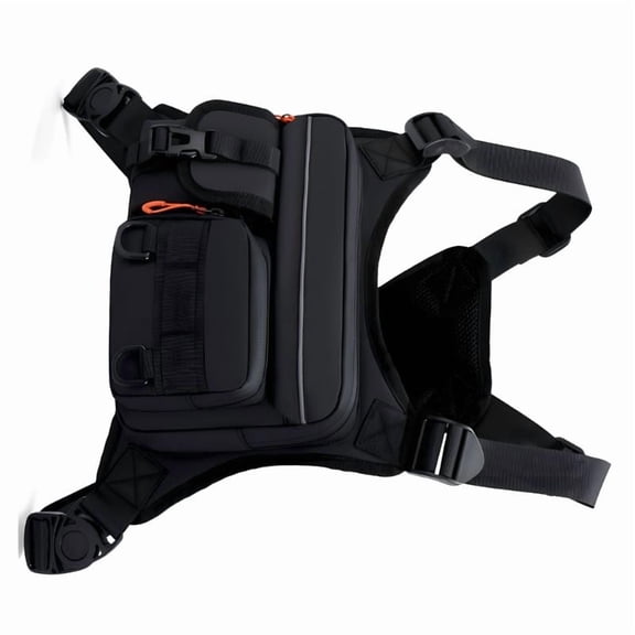 CEORPER Portable Fishing Chest Bag Splashproof Bags with Reflective Strips