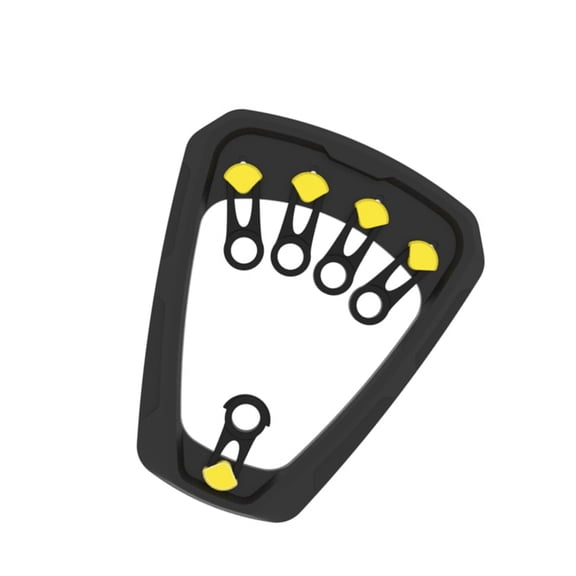 CEORPER Portable Fitness Finger Gripper Gym Expander Hand Strength Trainer 5 Finger Silicone Wrist Puller Stretching Tool