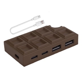 CEORPER Portable USB C Splitter Cable USB C/USB Data Transfer Docking Station for PC
