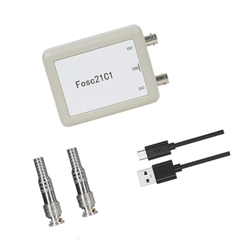 CEORPER Portable USB Oscilloscope With 250kHz Bandwidth USB Connection 2 Channel