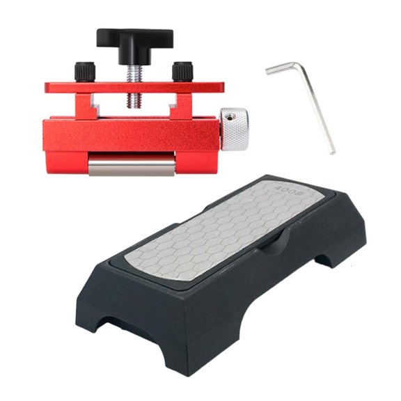 CEORPER Precise Sharpening Honing Guide for Chisels & Planer Blades with Adjustable Knob