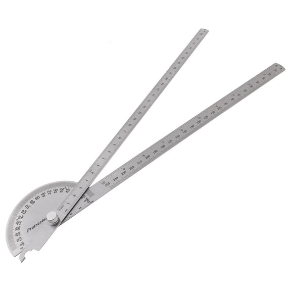 CEORPER Precision Angle Measuring 180Degree Protractor Finder Universal Bevel Protractor Tool Ruler Tool for Inner Outer Durable