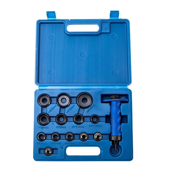 CEORPER Precisions Punch Tool Kit for Hollow Punch Set 5-35mm with Storage Box