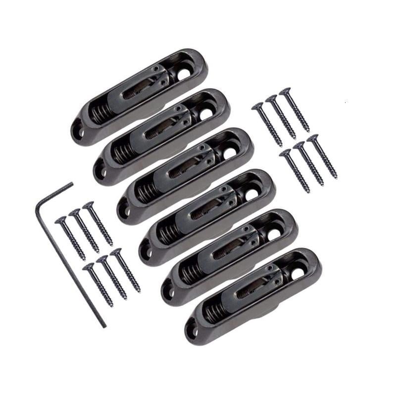 CEORPER Premium Set of 6 Single Saddle Bridge Saddlebag,Electric Guitar Screwdriver