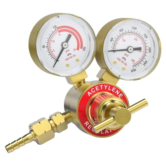 CEORPER Pressure Regulator Gauge Equipped with T Handle for Easy Manual Control