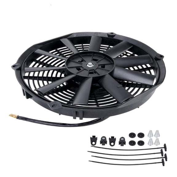 CEORPER Professional 12Inch Engine Cooling Fan 80W For Vehicle Temperature Control