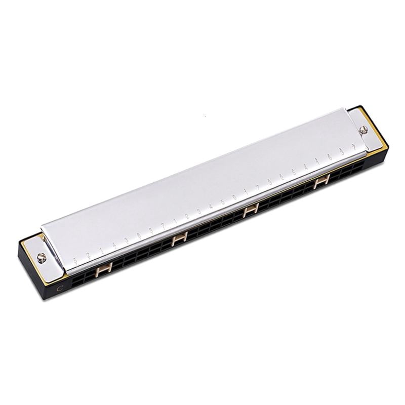 CEORPER Professional 24-Hole Harmonica Competition Mouth Organ for Student Beginner