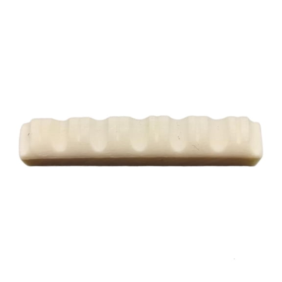 CEORPER Professional 6 String Acoustic Guitar Nuts Replacement Pre Slotted Top Nut Cattle Bone Pre Slotted Top Nut Easy to Use