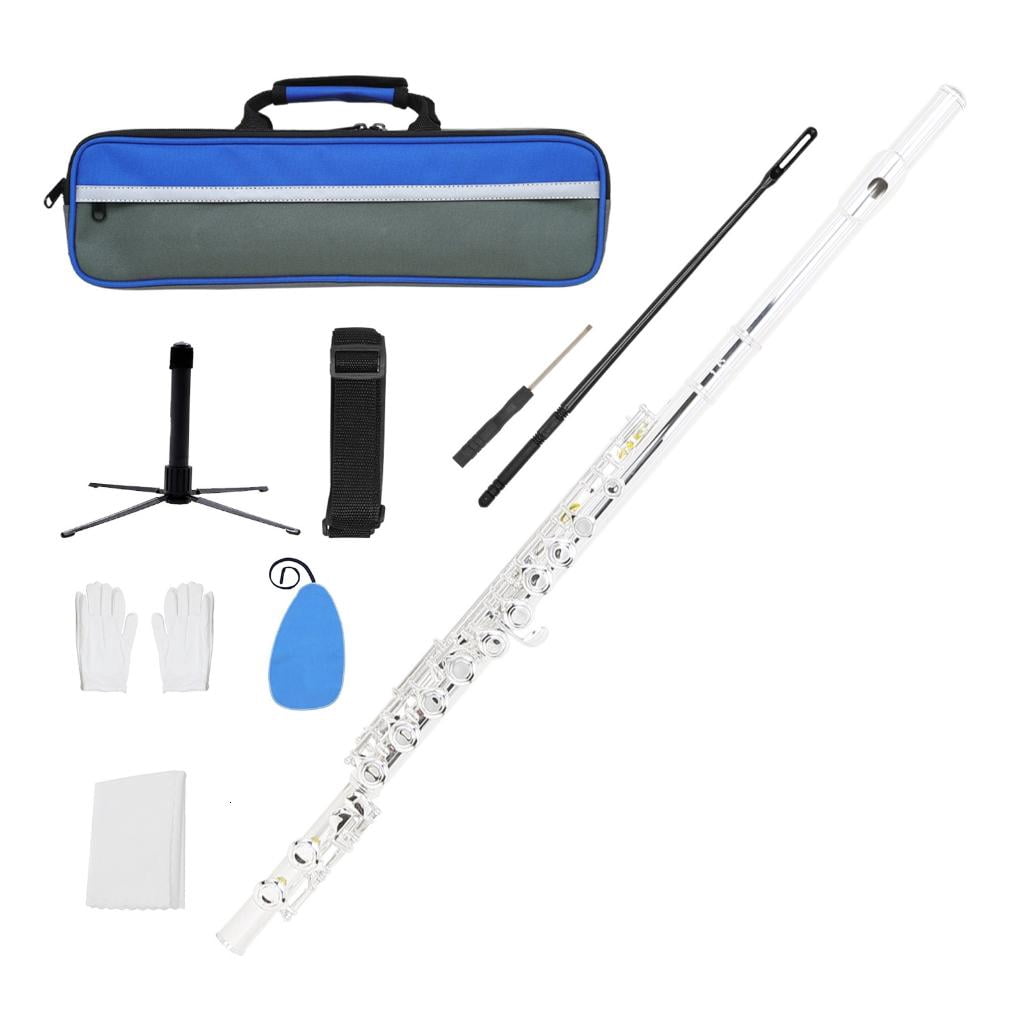 CEORPER Professional C Tone Closed Hole Flute 16 Hole Flute with E Key Woodwind Instrument For Students And Musicians Enduring