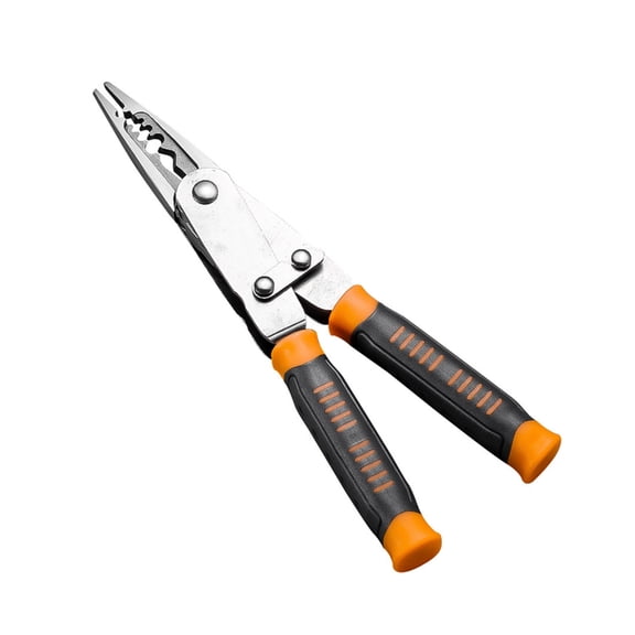 CEORPER Professional Double Purpose Metal Pliers Shears With Comfortable Grip Suitable For Wire Cutting Metalwork And Crafting